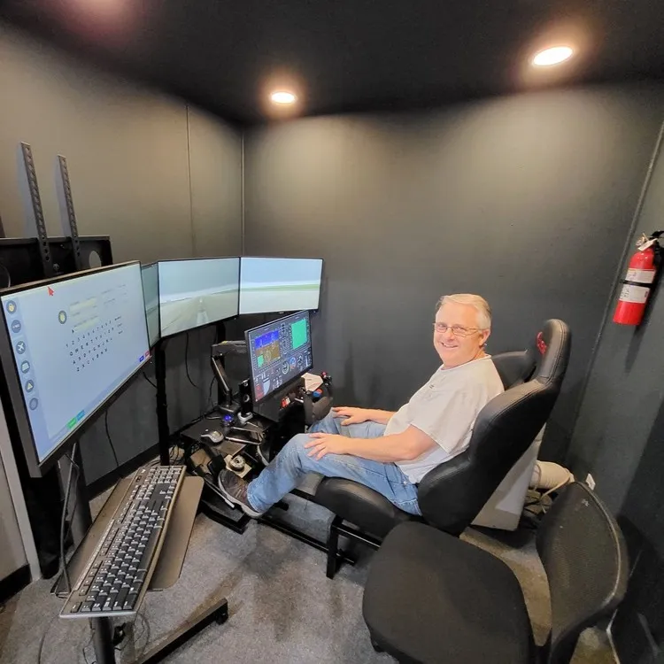Pilot Rise FAA-approved training device practice