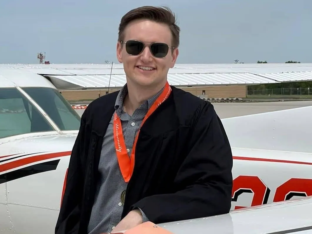 Pilot Rise instructor and student at Dallas Executive Airport