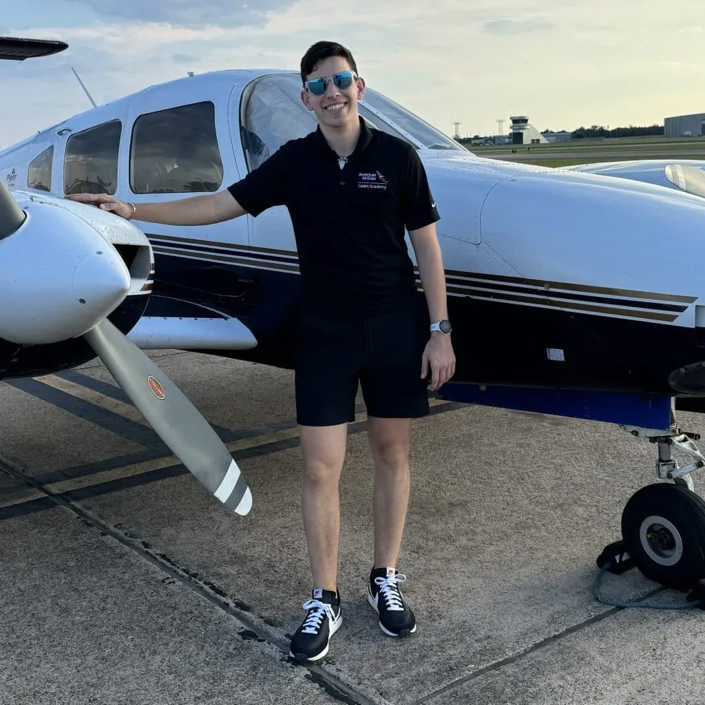 Jaxon Craig, one of the Pilot Rise instructors in Fort Worth