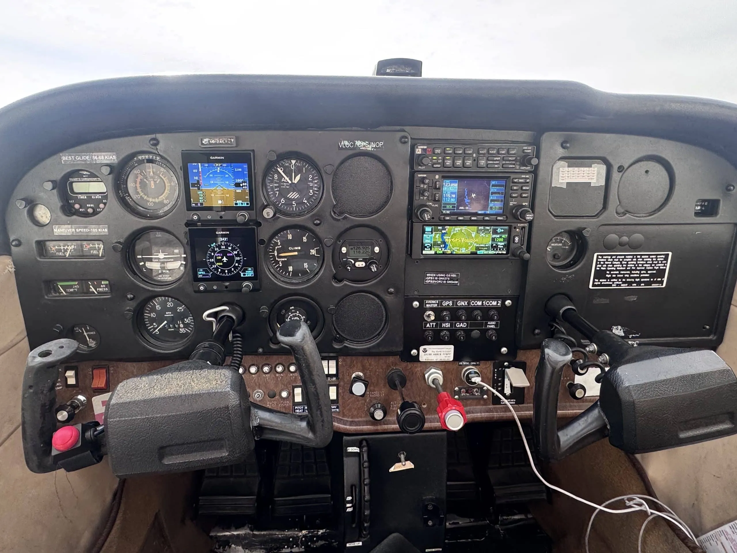 Panel view inside N912AT