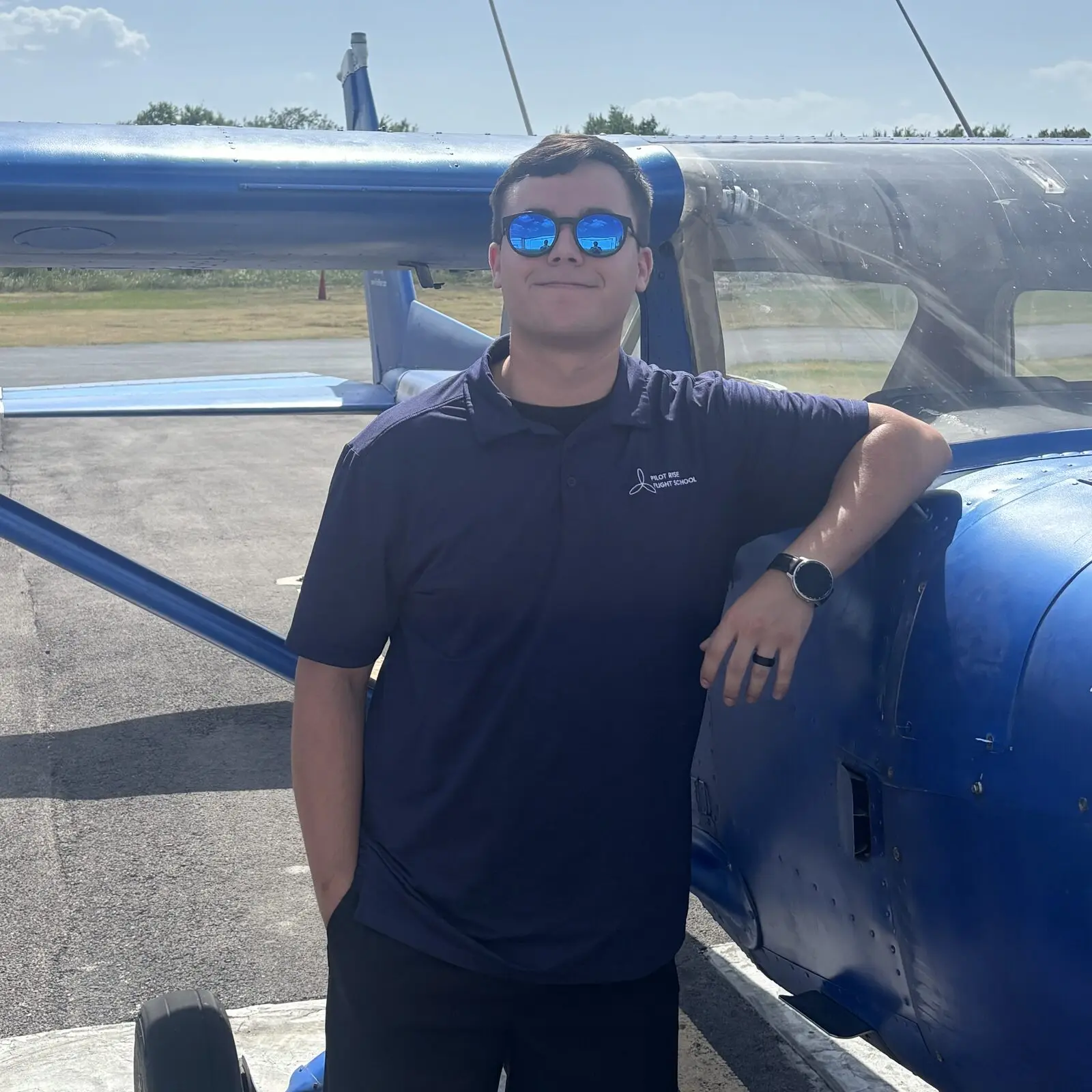 Tanner Peels, flight instructor at Pilot Rise Fort Worth