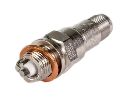 Clean new aircraft spark plug