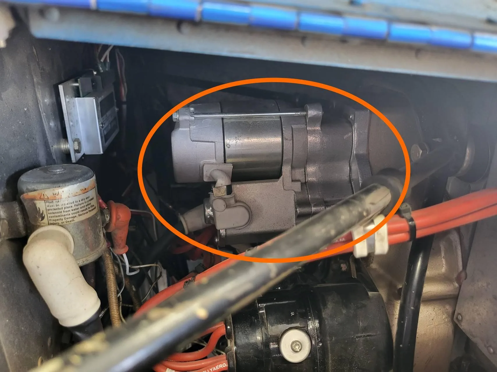 Cessna 150 engine starter