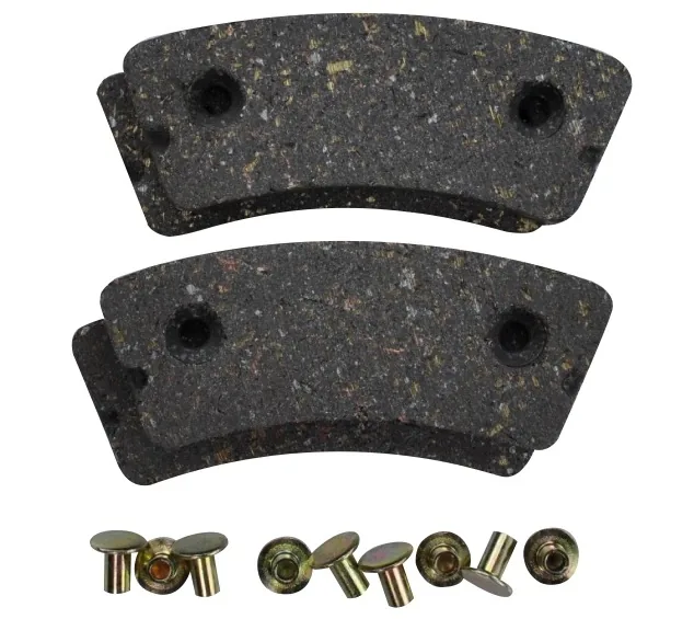 Brake pad attachment hardware